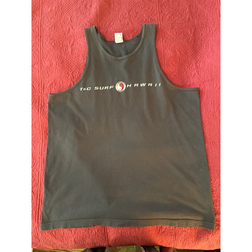 T&C SURF Designs HAWAII gray mens cotton tank top
